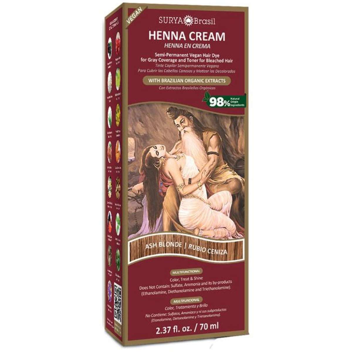 Surya Brasil Haarfärbe-Henna-Creme – 70 ml