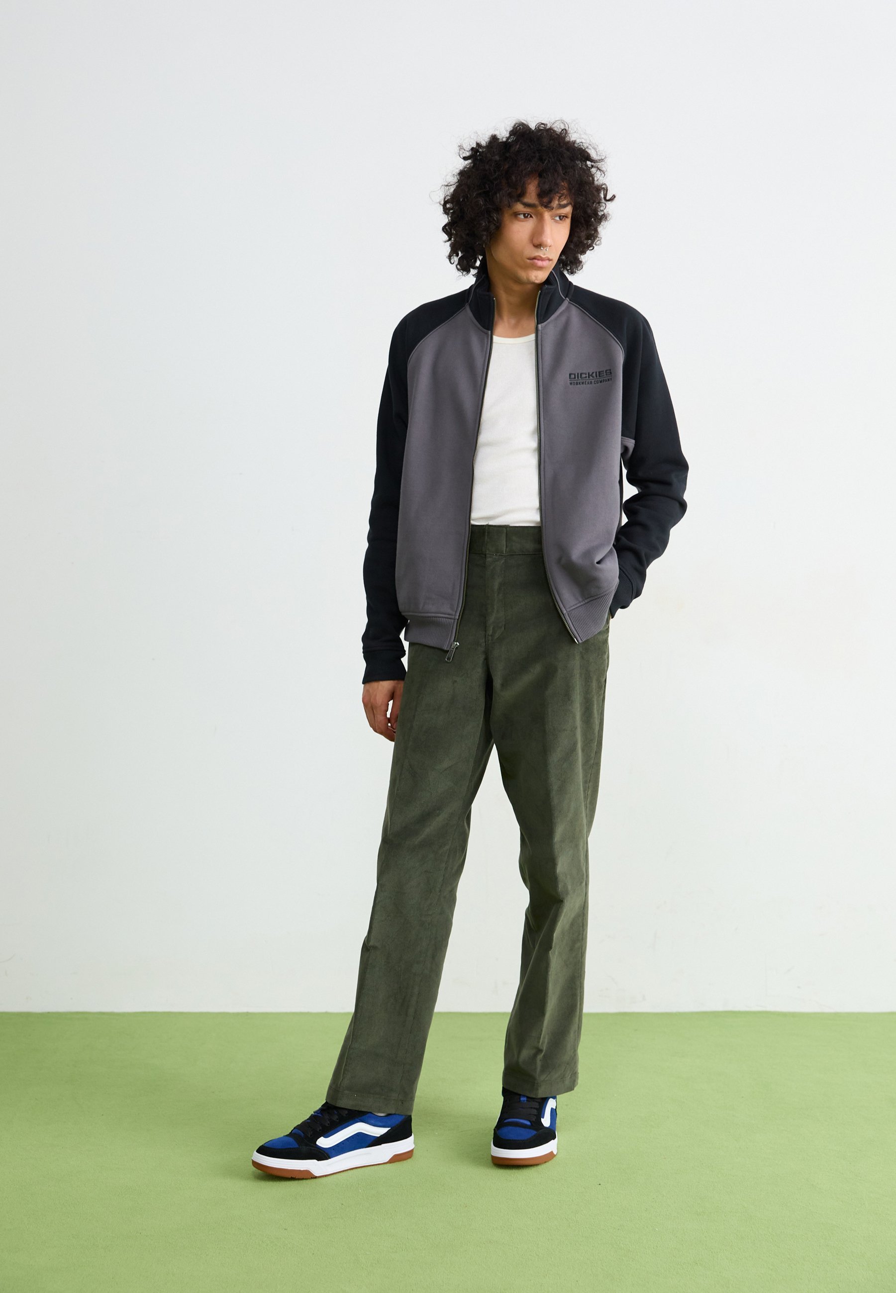 Felpa Dickies BOLIVAR con zip - nera