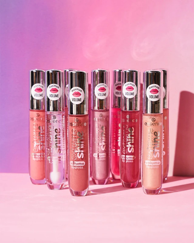 essence Extreme Shine apjomu piešķirošs lūpu spīdums
