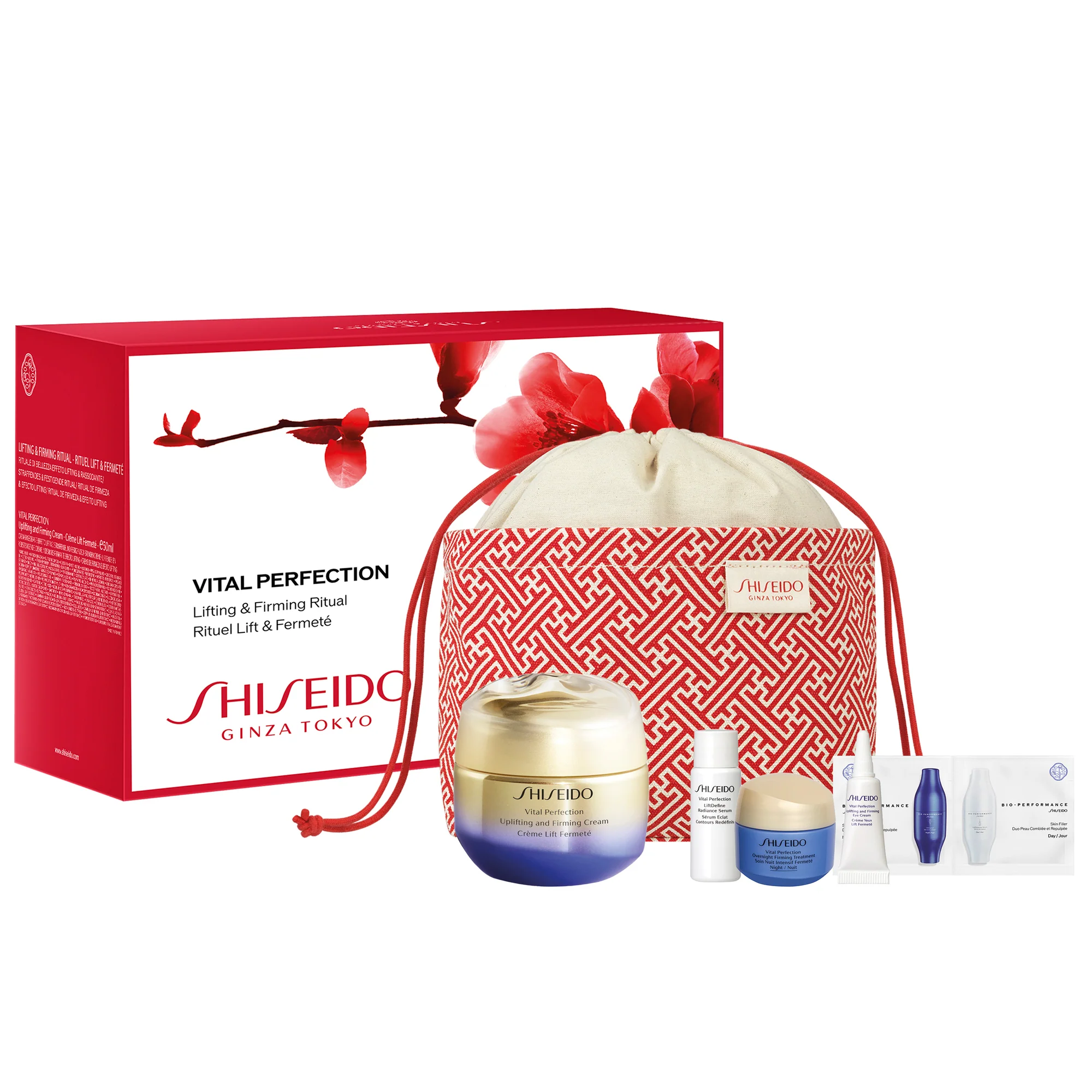 Vital Perfection Vital Perfection Pouch Set - Cofanetto Lifting, Tratt. lifting viso 24 ore