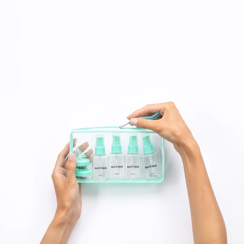 Notino Travel Collection Reisflessenset Aquatische reiscontainers