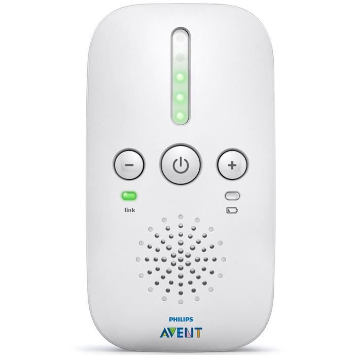 PHILIPS AVENT SCD503/26 - BabyPhone DECT connecté - Mode Smart ECO - Jusqu’à 24h d'autonomie- Longue portée