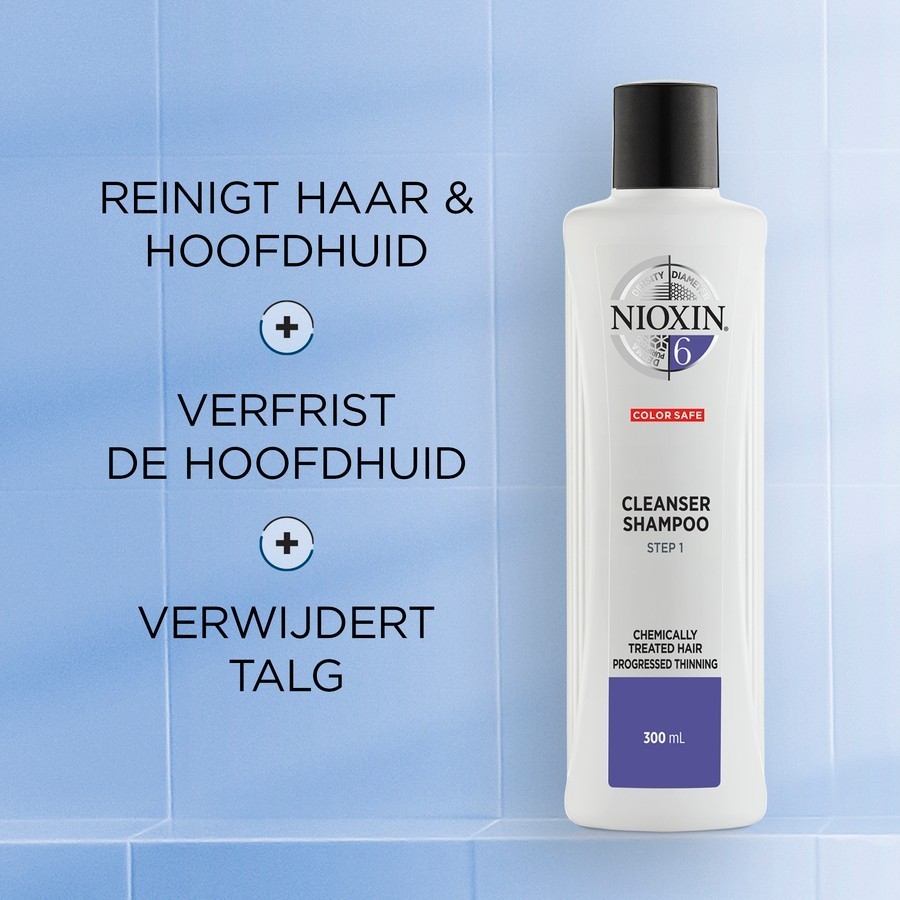 Nioxin Hair Shampoo System 6 шампон за чишћење - 300 мл