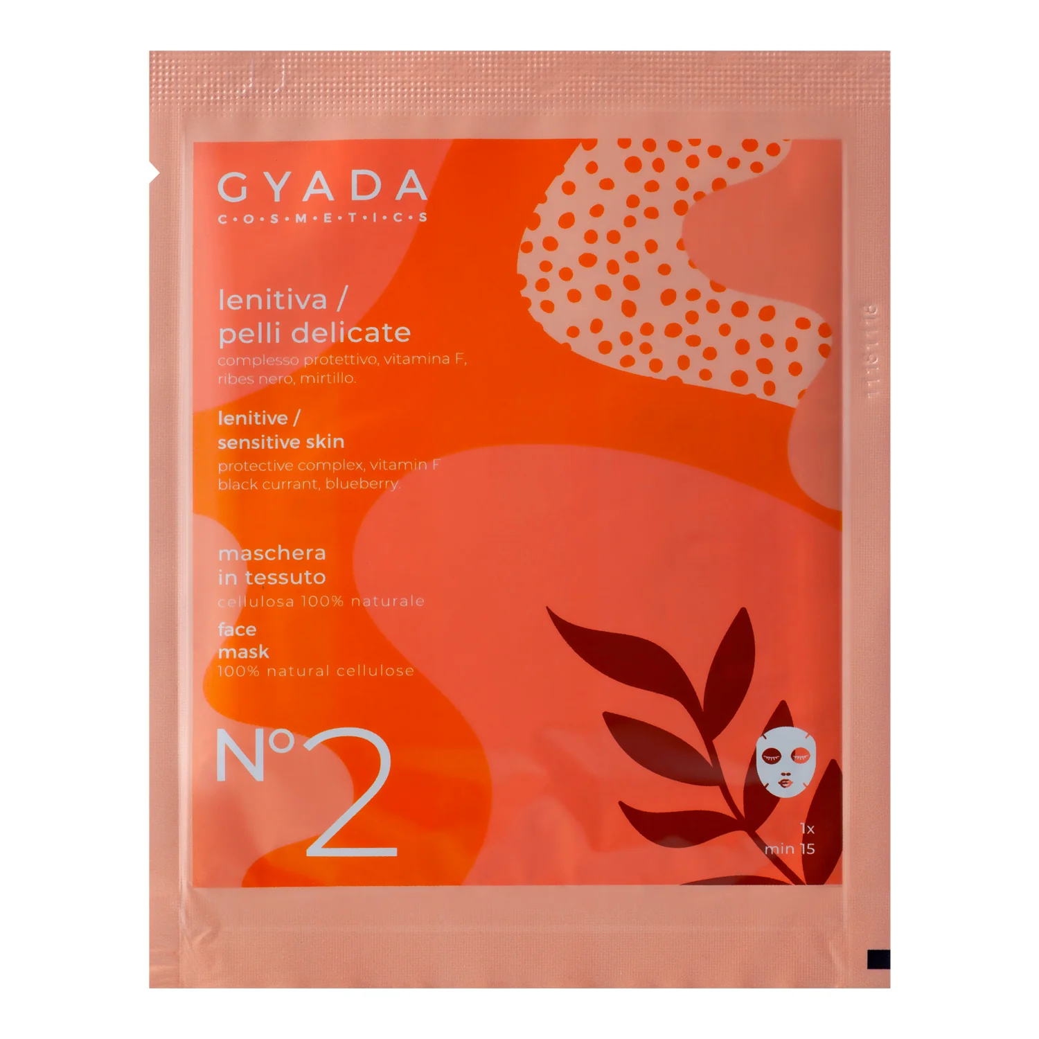 Maschere Viso in Tessuto Maschera In Tessuto Lenitiva / Pelli Delicate N. 2 - Maschera Lenitiva viso