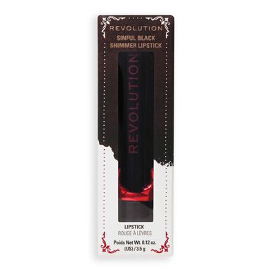 „Makeup Revolution Black Ring Truly Sinful Halloween“ lūpų dažai, 1 vnt., 1 vnt.