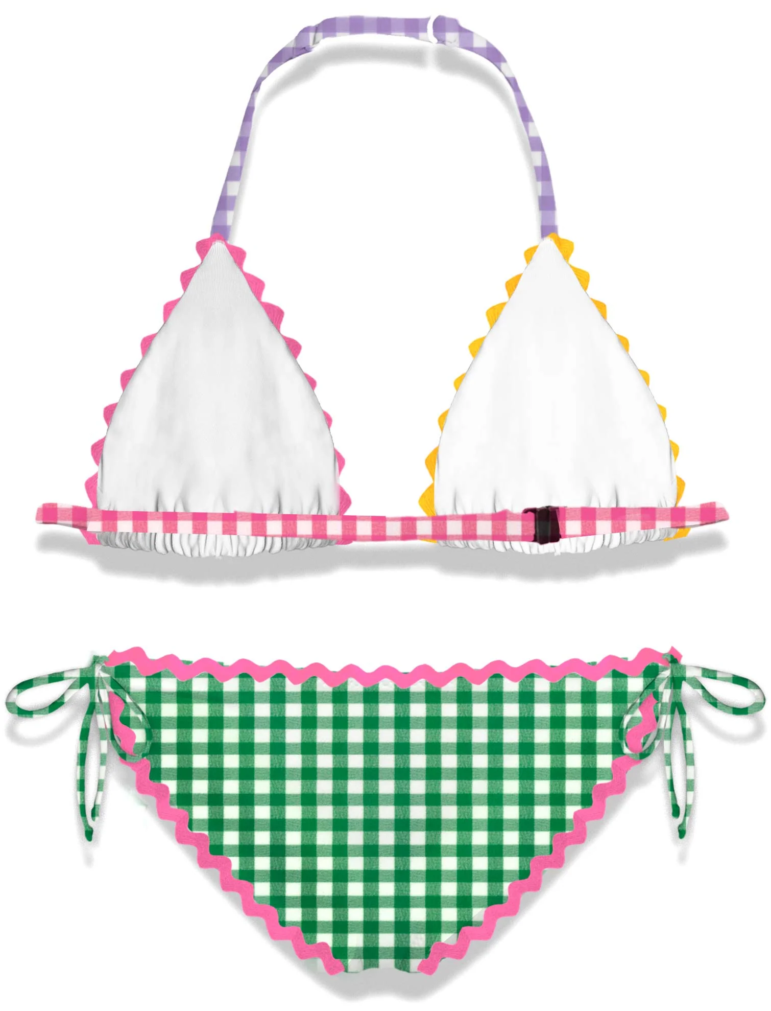 Mädchenbikini mit Wellenkante