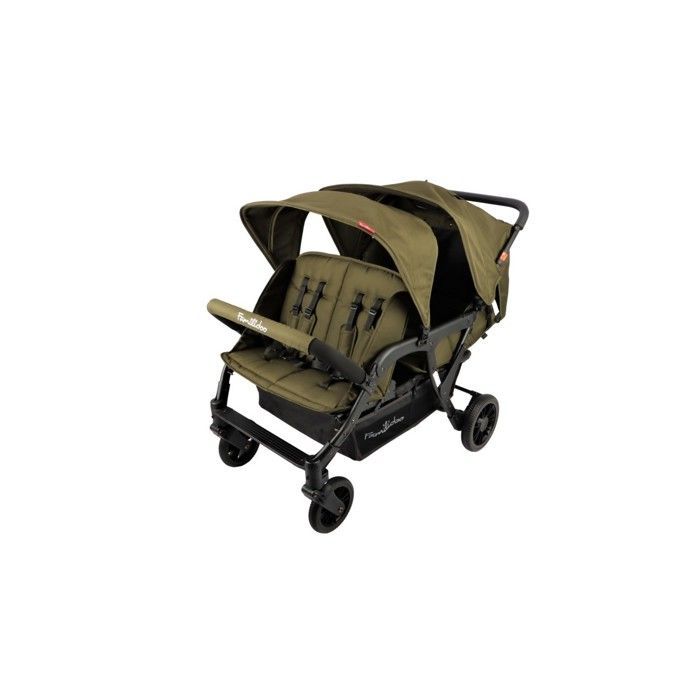 Carrinho de bebê de 4 lugares Lidoo Lite Verde Floresta