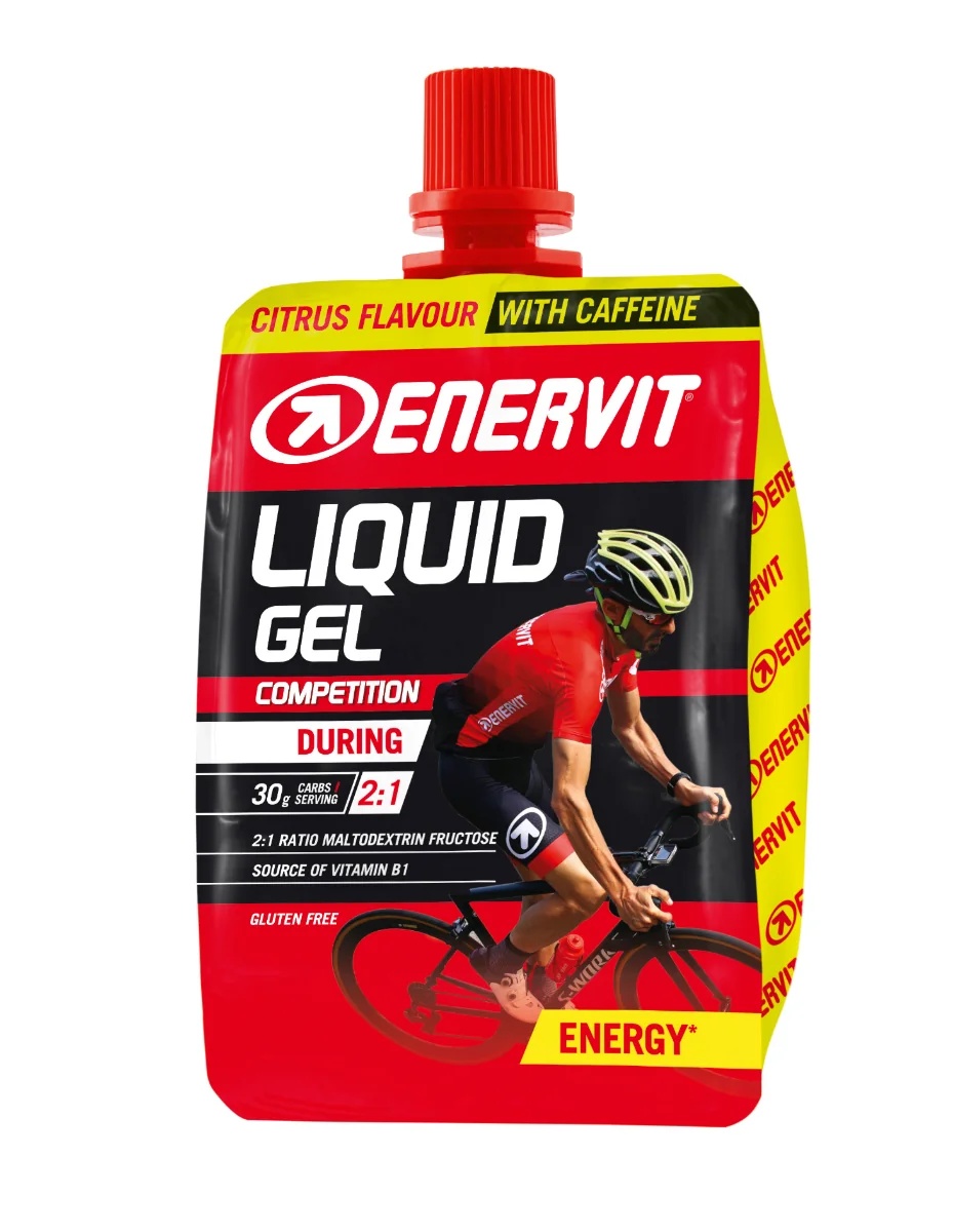 ENERVIT Enervitene Competition Cheerpack Citrus 60 ml Nahrungsergänzungsmittel mit Kohlenhydraten