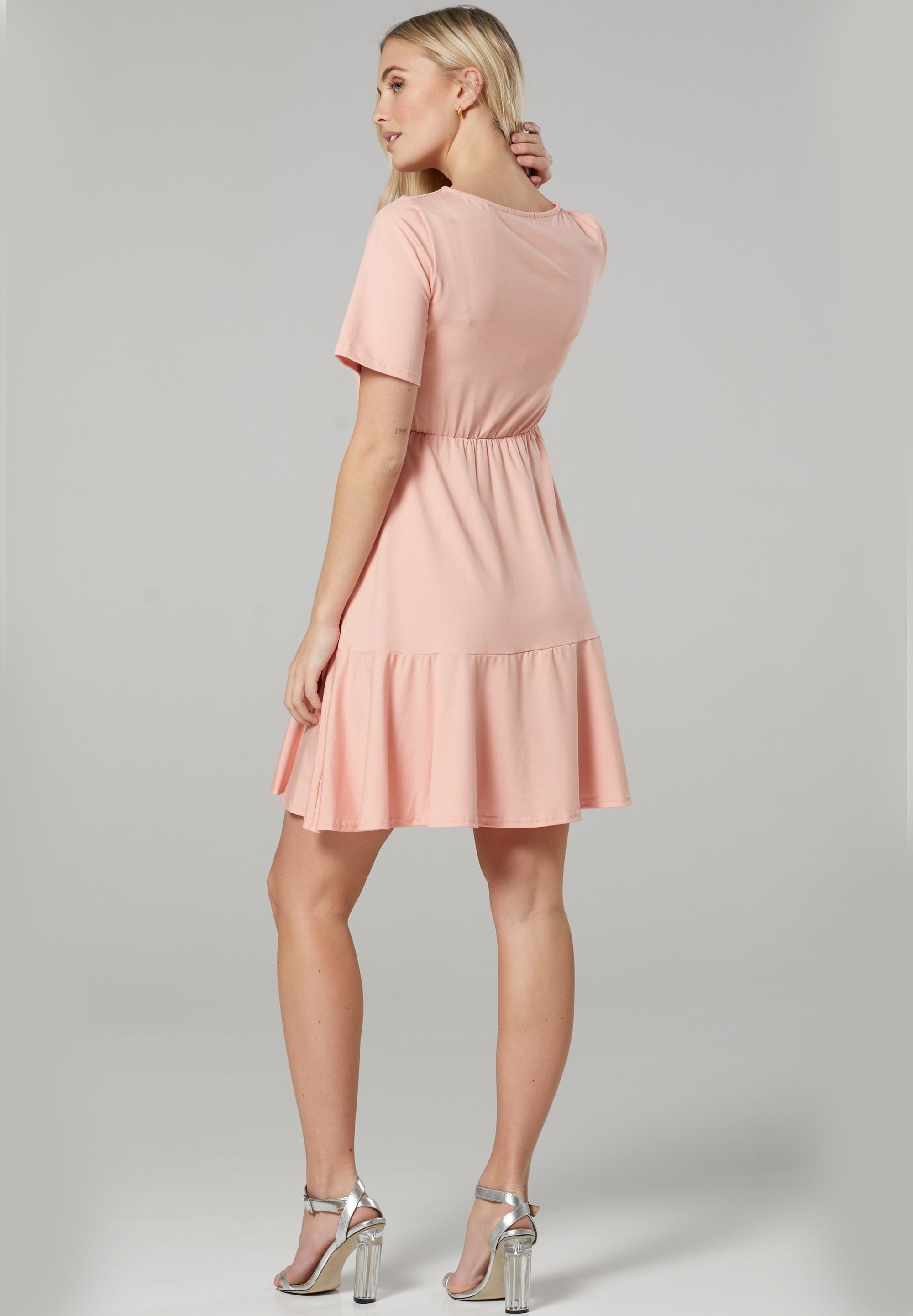 Chelsea Clark MINY – Jerseykleid – Aprikose