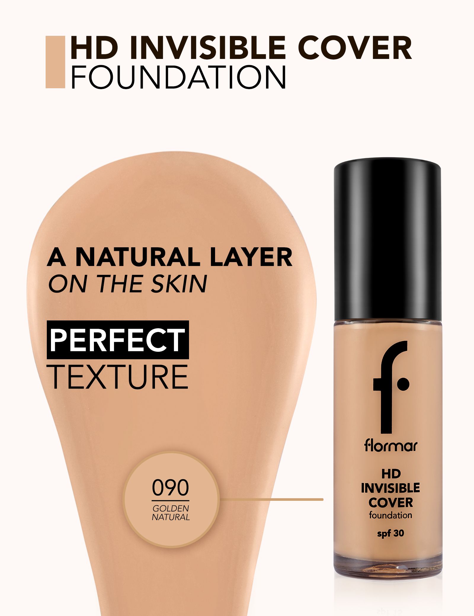 HD Invisible Cover Foundation SPF 30 Podlage