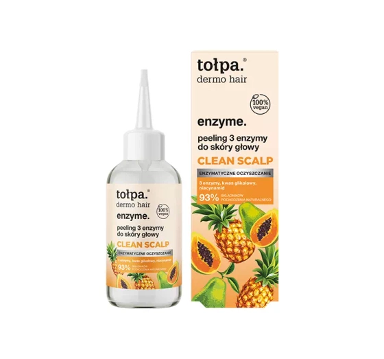 Tołpa Dermo Hair Enzyme peeling 3 enzymy do skóry głowy 100ml