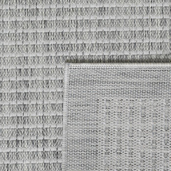 Alfombra - SIMPEX - Alfombra de cocina - Resistente a la intemperie - Lavable - 140 x 200 cm - Gris