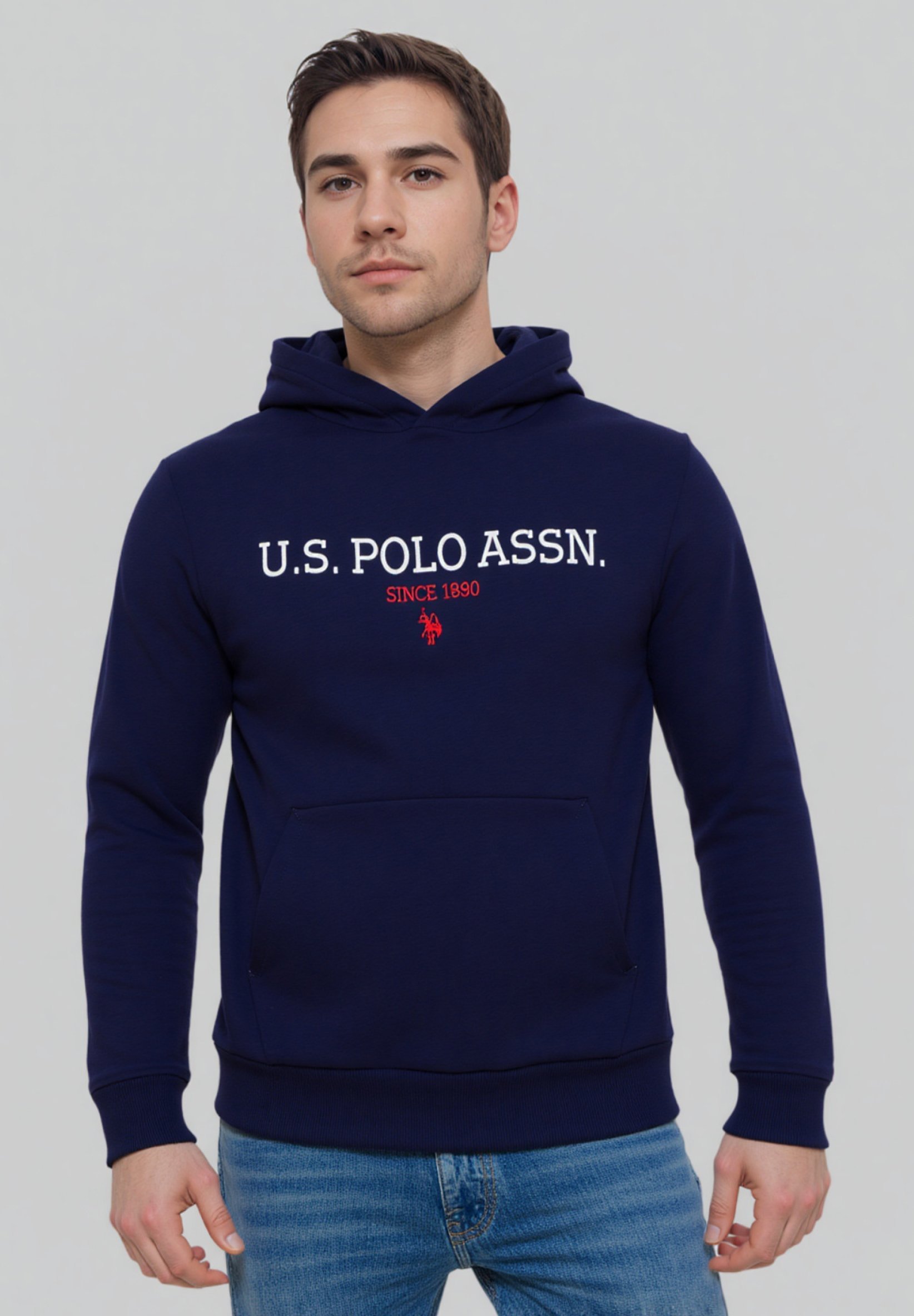US Polo Assn. Hoodie - donkerblauw