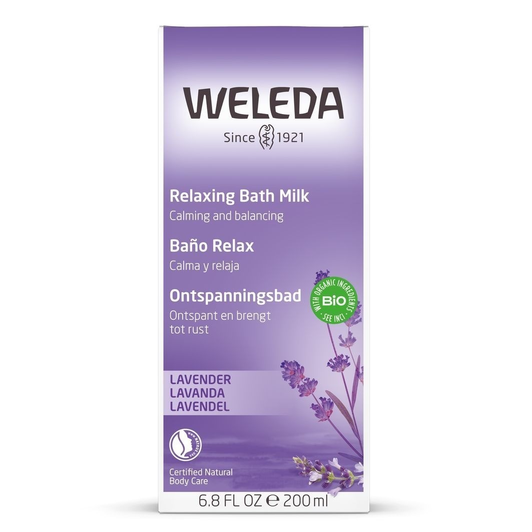 Weleda levandų atpalaiduojamasis vonios pienelis, 200 ml