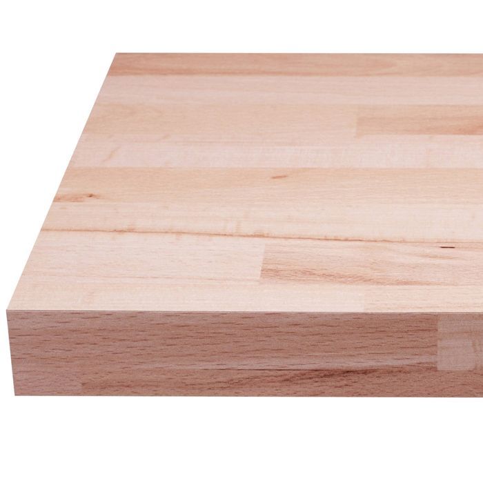Encimera de haya maciza laminada, 2000 x 800 x 26 mm - FSC MIXED 70% FORESTEA Dimensiones: 2000 mm x 800 mm x 26 mm
