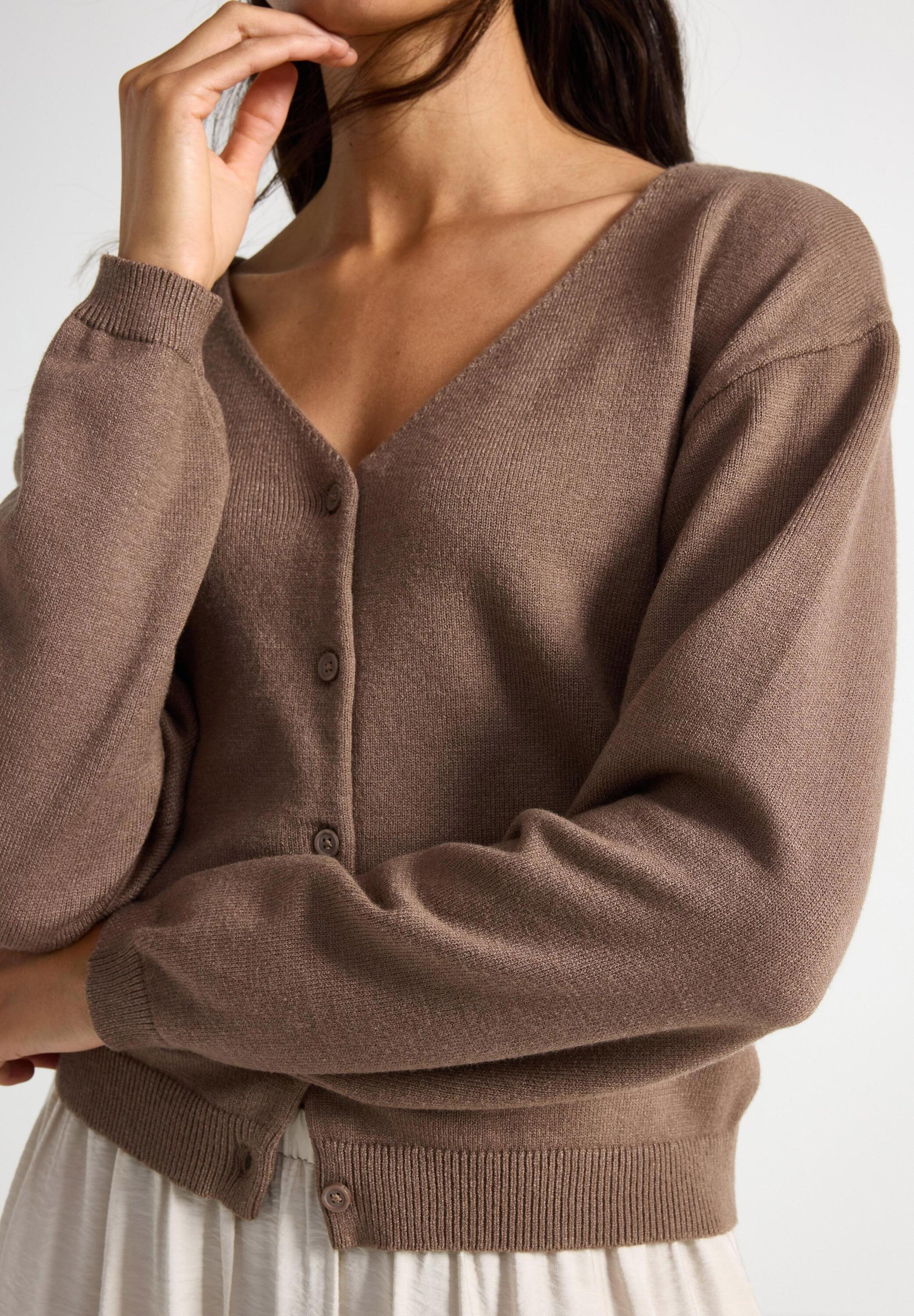 Lindex STINA - Cardigan - bruin