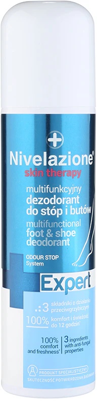Ideepharm Nivelazione Expert dezodorants aerosols kājām un apaviem