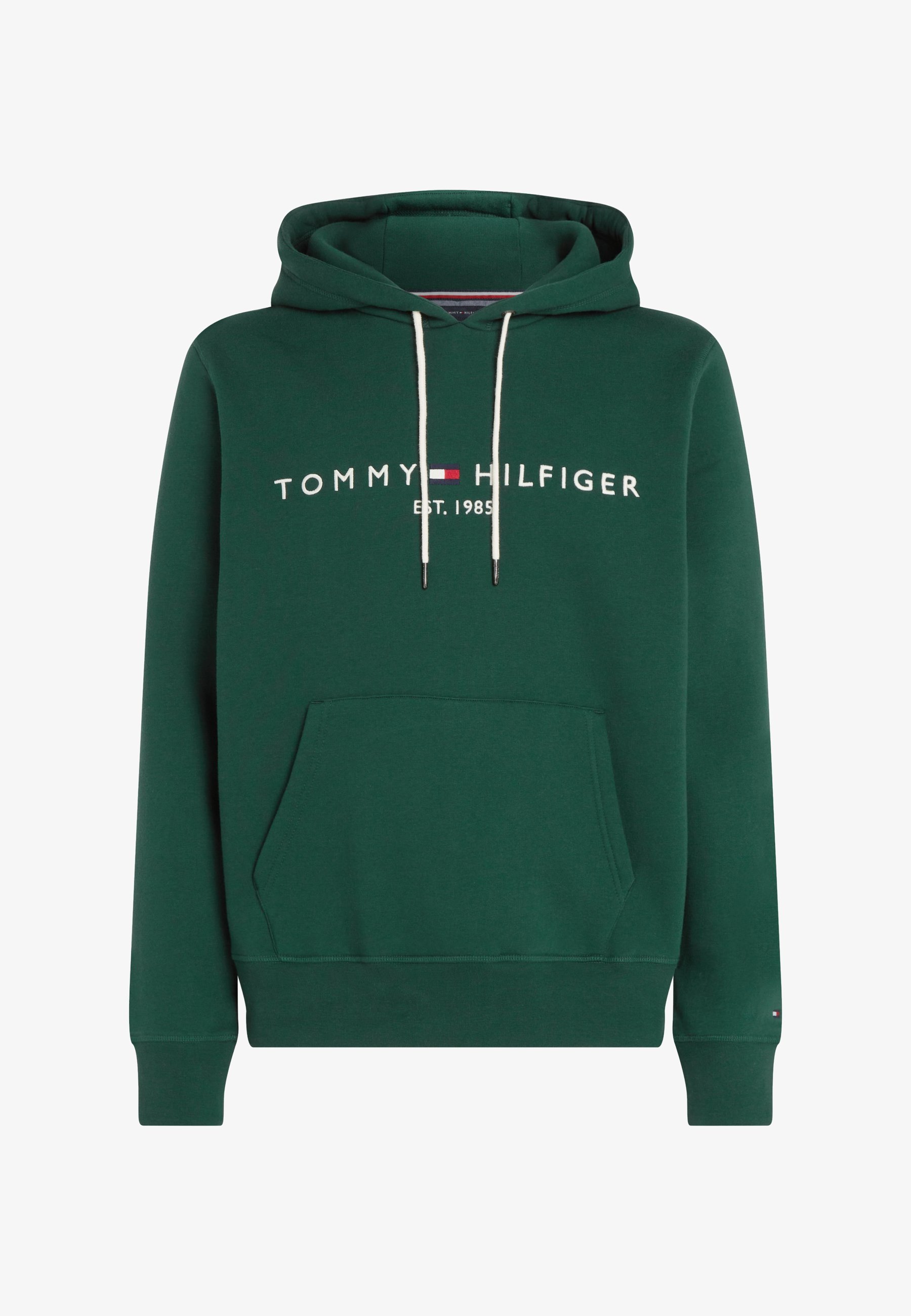 Felpa con cappuccio Tommy Hilfiger LOGO - Felpa con cappuccio - verde ornamentale