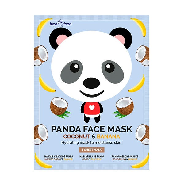Djurmask med panda | 1 enhet