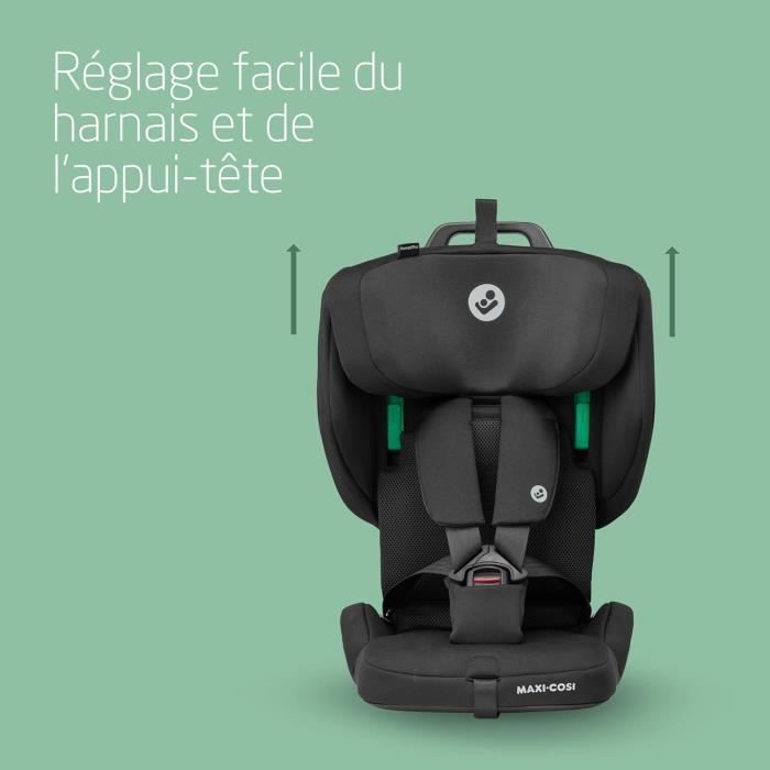 Siège auto réhausseur pliable MAXI-COSI Nomad Plus - Noir - Groupe 1 - I-size - Harnais 5 points