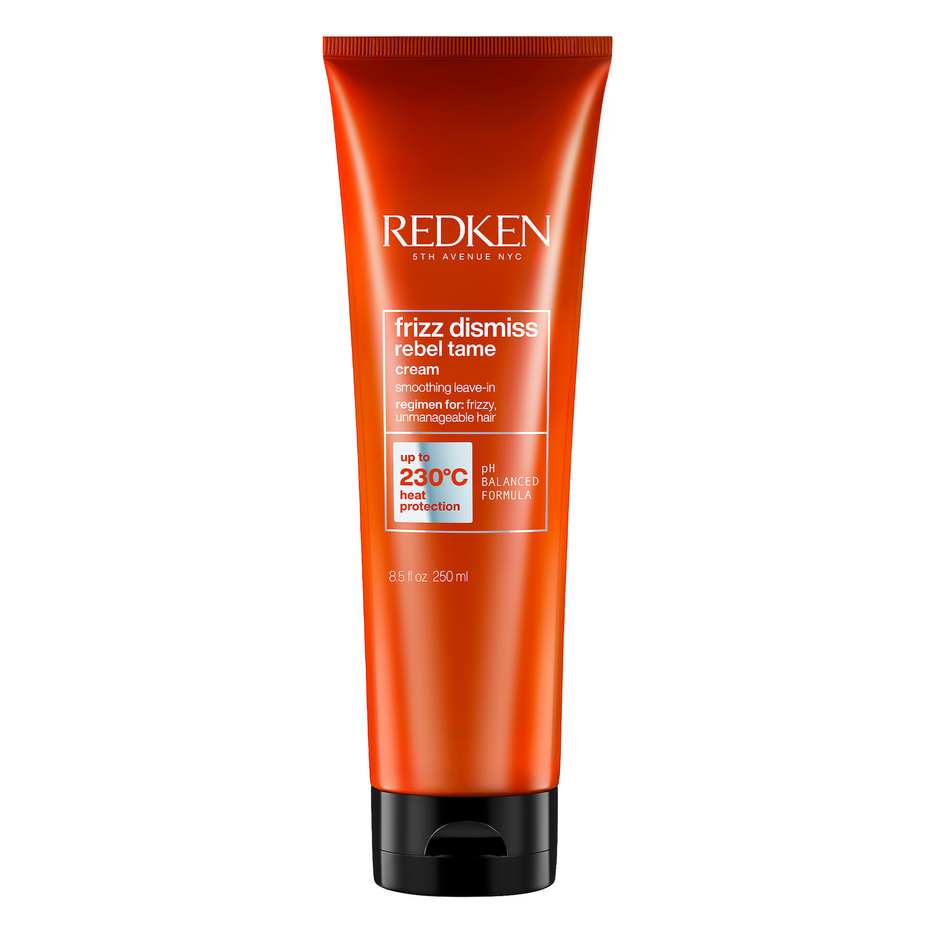 „Frizz Dismiss Rebel Tame“ apsauginis nenuplaunamas kremas nuo karščio, 250 ml - „Redken“
