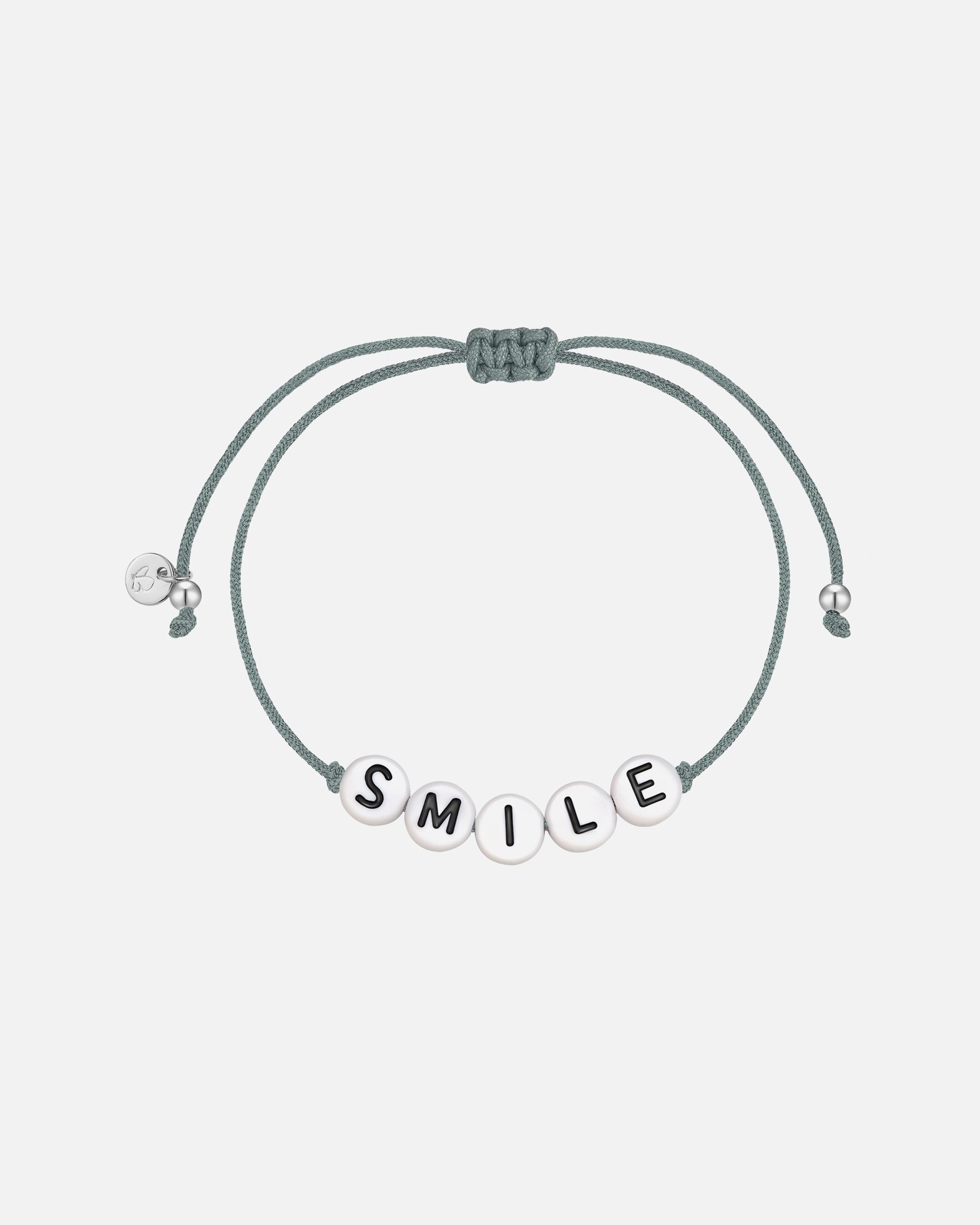 Glanzstücke München náramok SMILE zo striebra v striebre - 15,0 - 22,0 cm, flexibilne nastaviteľný