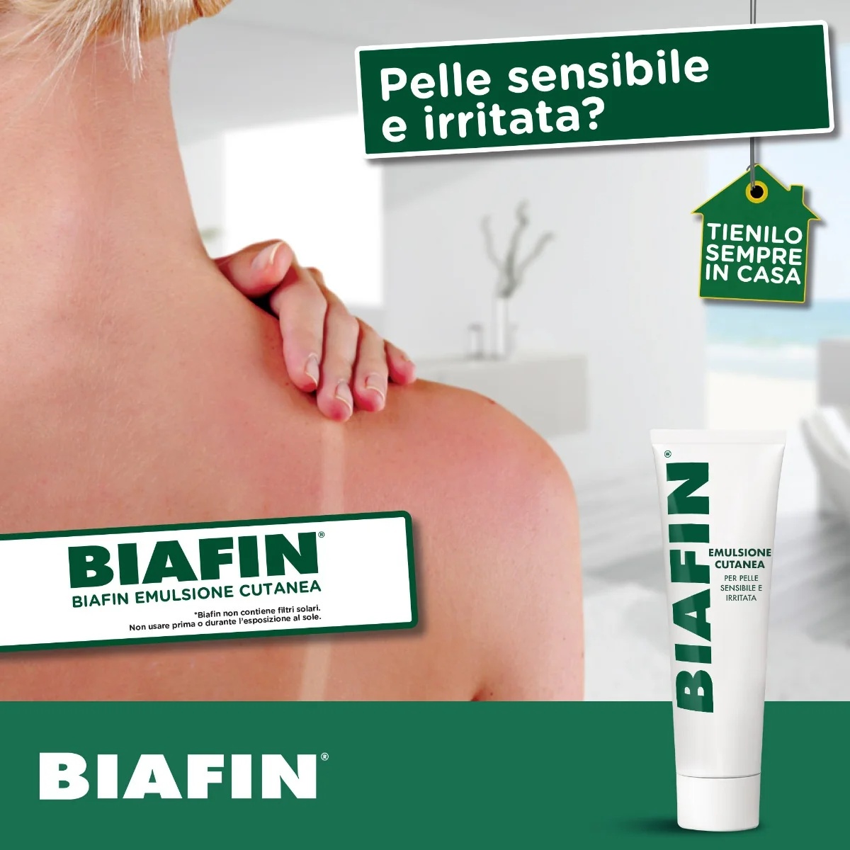 BIAFIN Émulsion pour la peau Biafin 100 ml Hydratante et adoucissante
