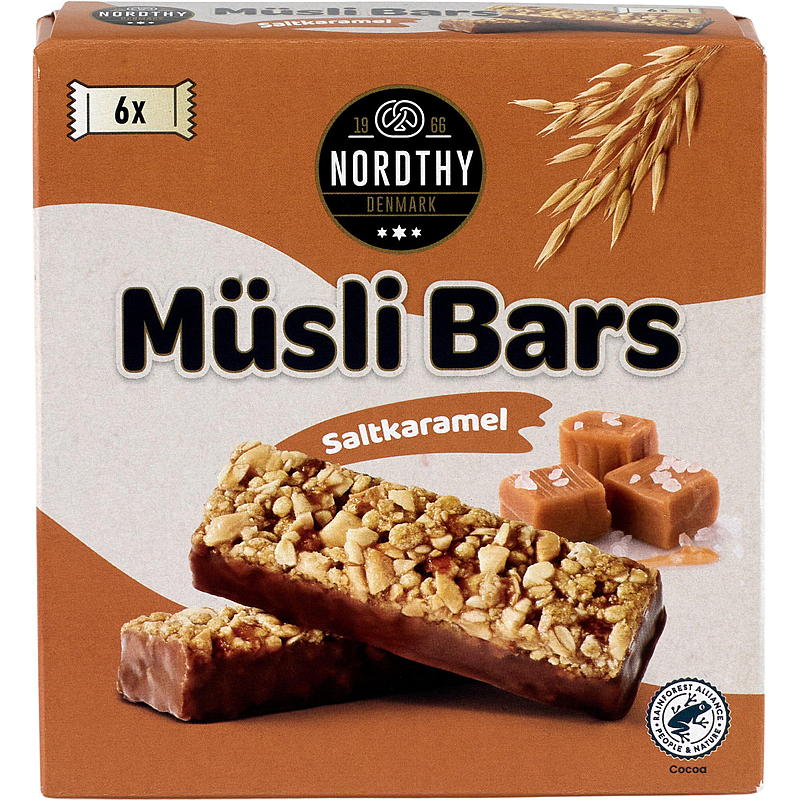 Müslibar 6-pakning Saltet karamell