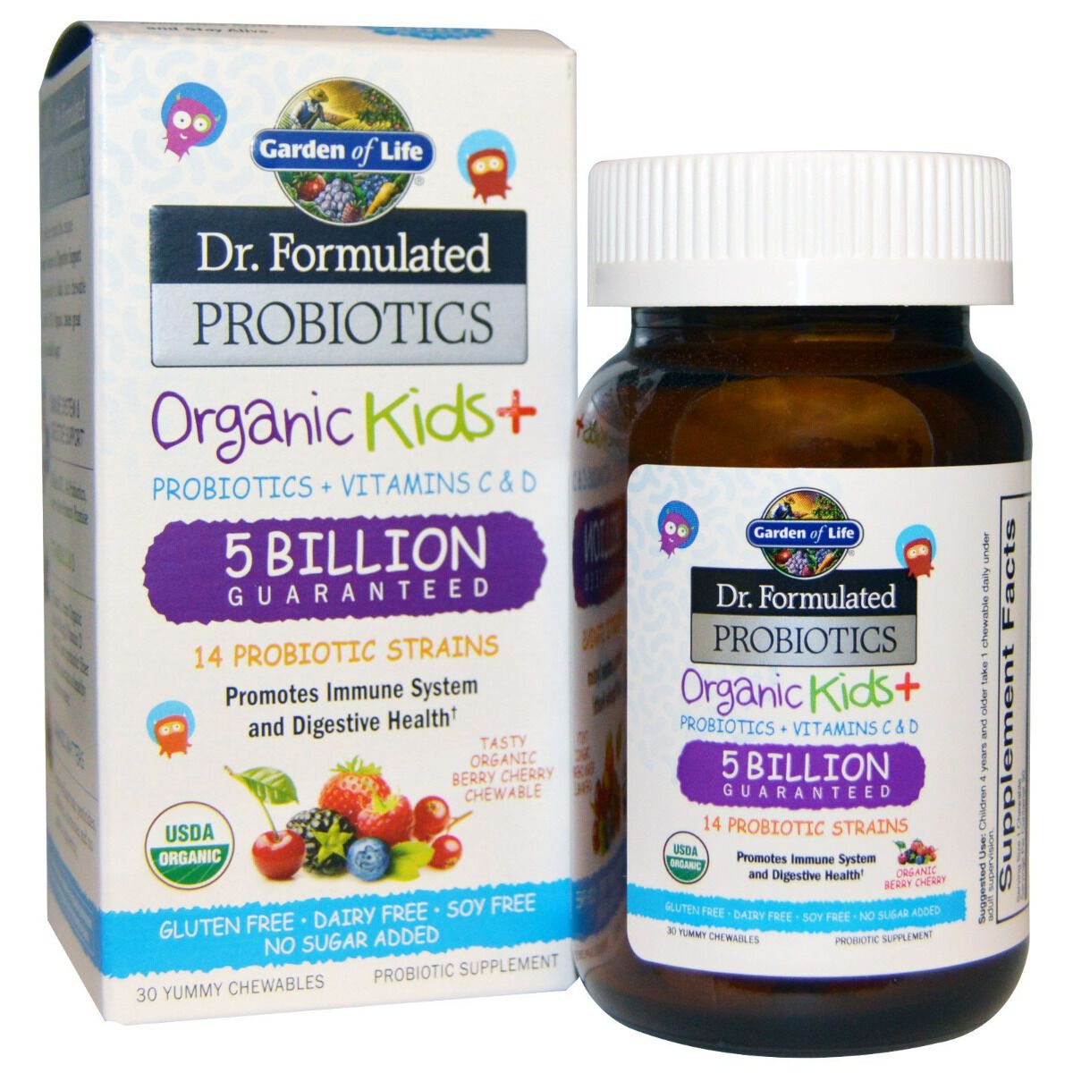Garden of Life Dr. Formulerade Probiotika Organiska Barn+