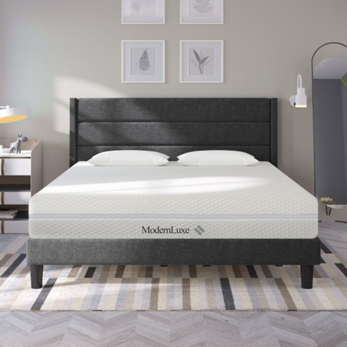 Colchón MUVOE - 180x200 cm - Espuma de alta resiliencia - 20 cm de grosor - Ergonómico H2/H3