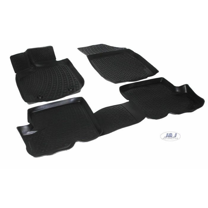 J&J AUTOMOTIVE | Exclusive 3D Rubber Floor Mats for Dacia Sandero Stepway 2 2012-2020