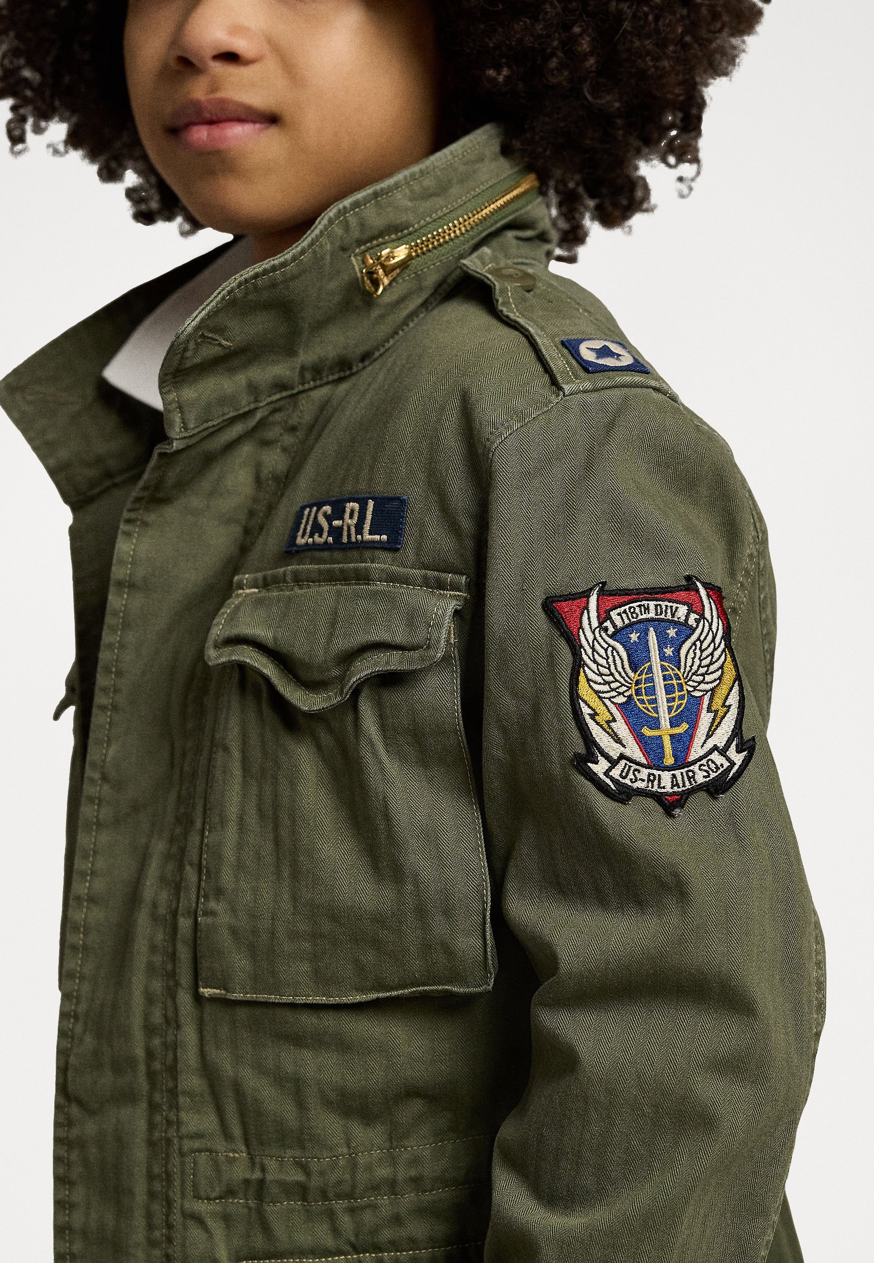 Polo Ralph Lauren DE ICONISCHE FIELD JACKET - Parka - olijfberg