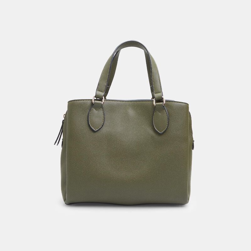 Shopper da donna med zip och tracolla
