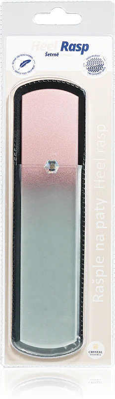 Crystal Bohemia roze eeltverwijderaar voor de benen