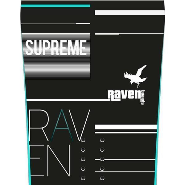 Snowboard - RAVEN - Supreme Mint - Soft flex Flatrocker - Flat and rocker camber - True twin shape