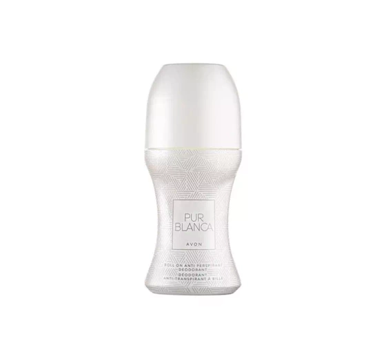 Avon Pur Blanca antyperspiracyjny perfumowany dezodorant roll-on dla kobiet 50 ml