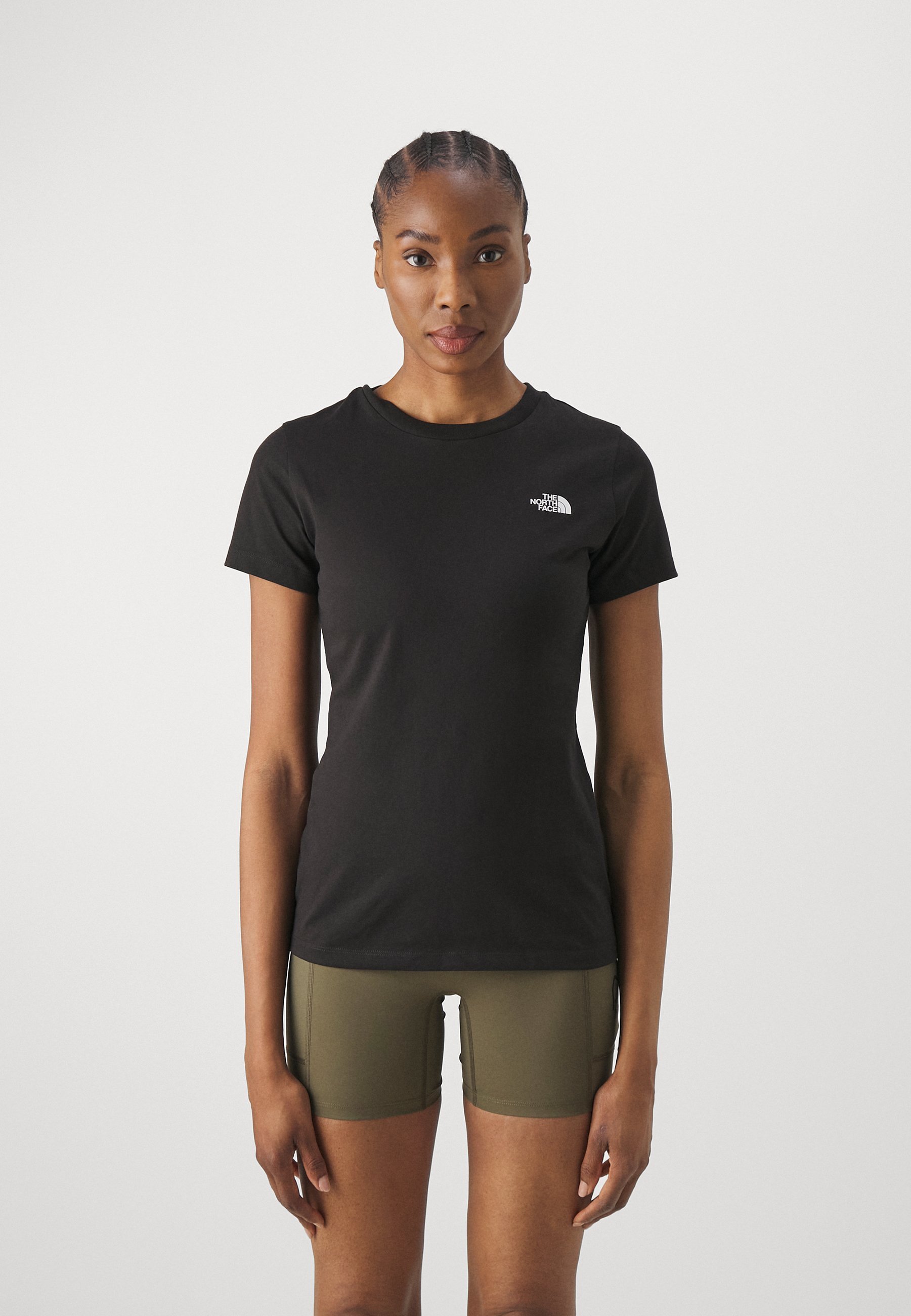 The North Face W SS SD SLIM TEE - Basic T-shirt - zwart