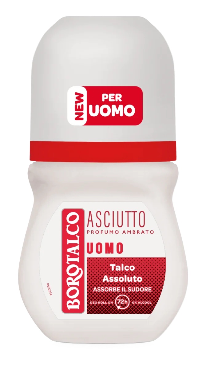 BOROTALCO Déodorant roll-on ambré pour homme Borotalco 50 ml 72h