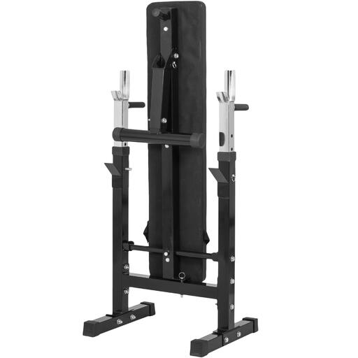 „Gorilla Sports“ 100 kg vinilo svarmenų suolelio komplektas