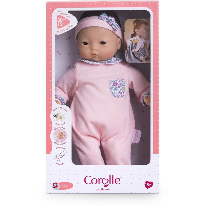 Baby doll - COROLLE - Mila cuddly baby - 30 cm - From 18 months