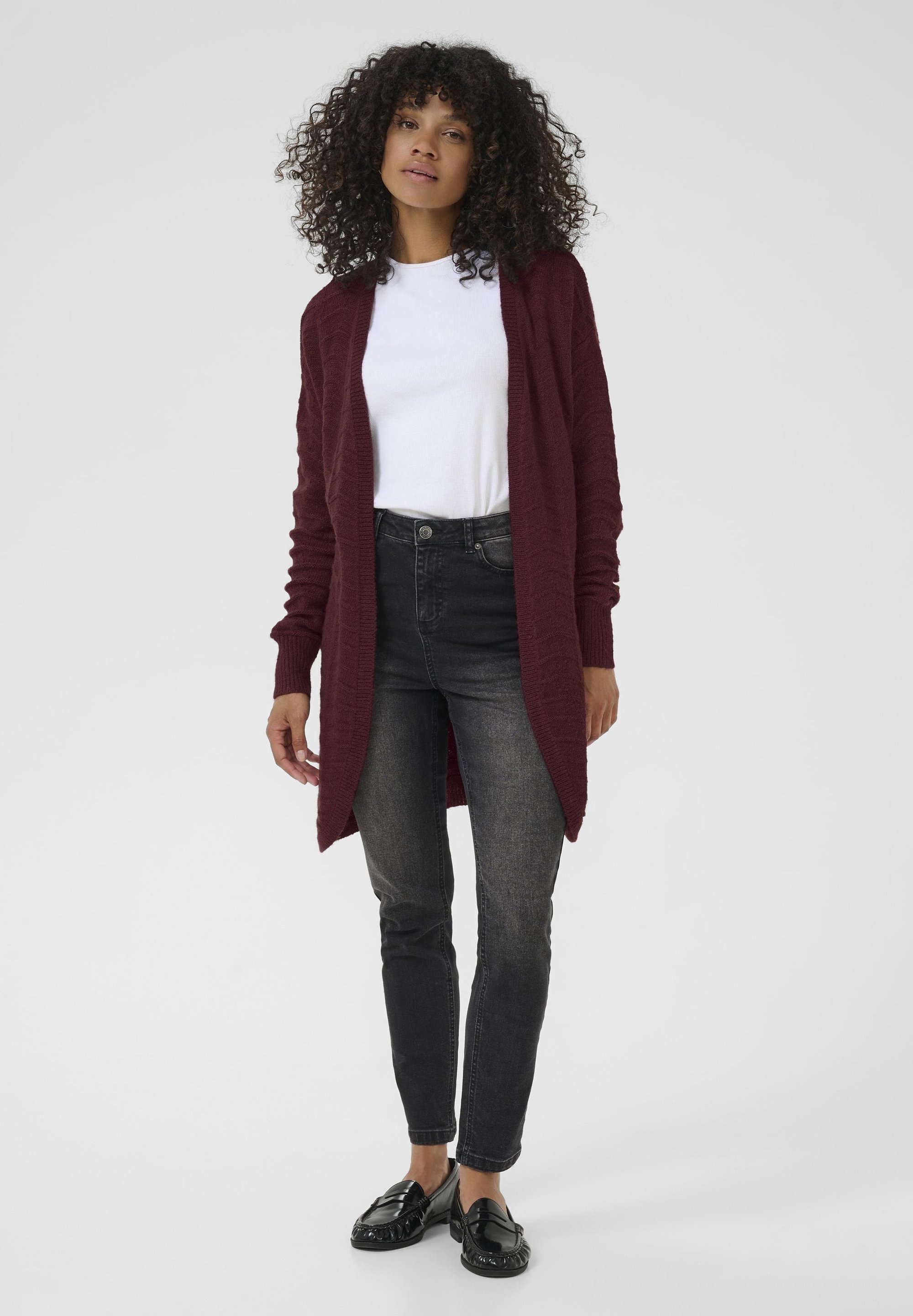 Kaffe EMRIA - Gilet - windsor wine