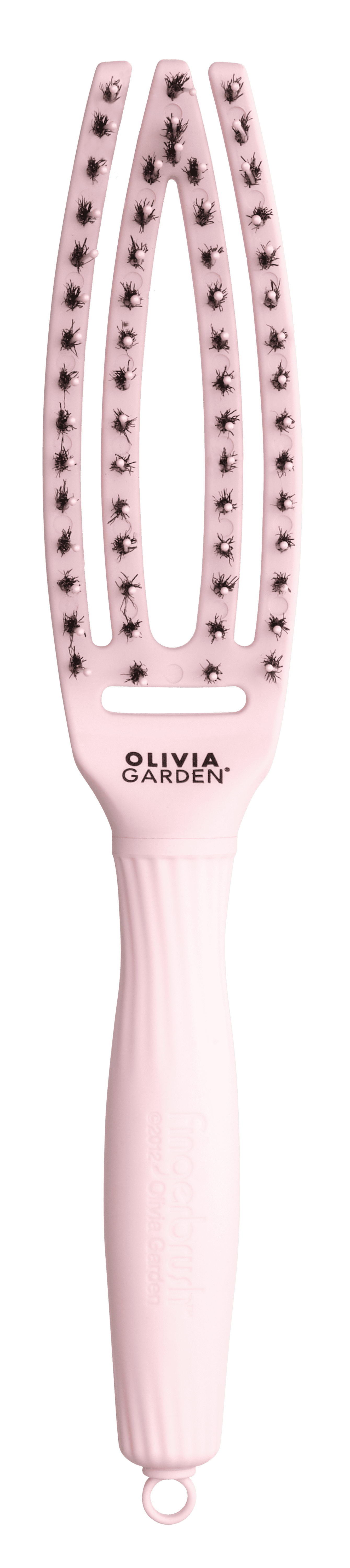 Olivia Garden pirkstu birste Combo pasteļrozā