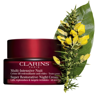 Clarins Multi-Intensive Night Cream Ryppyjä ehkäisevä yövoide kiinteyttävällä vaikutuksella 50 ml