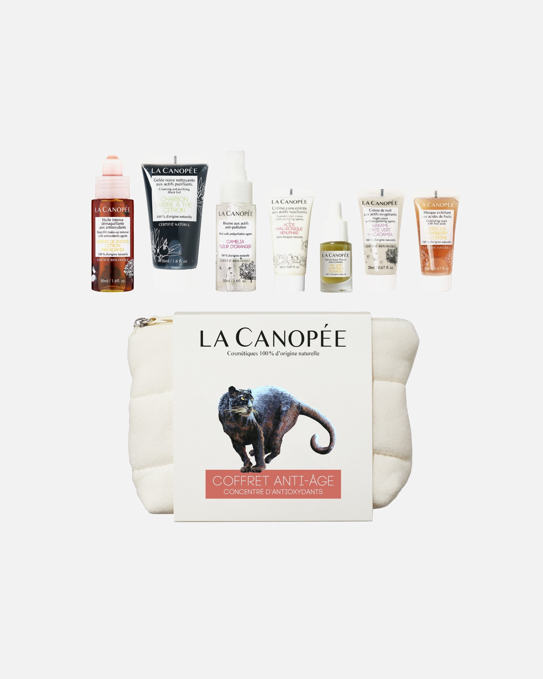 La Canopée Coffret anti-âge concentré d'antioxydants