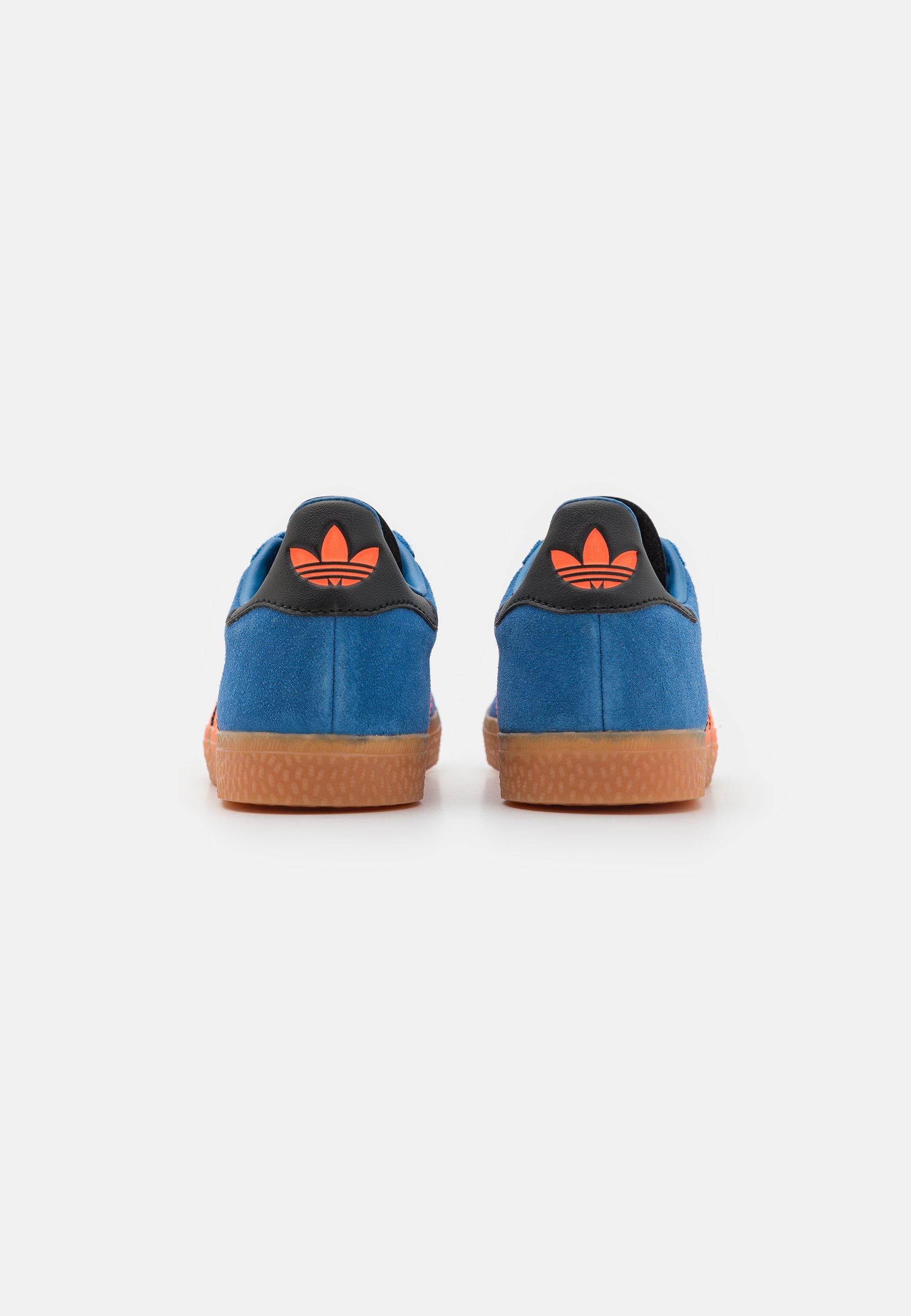 Adidas Originals GAZELLE KIDS - Scarpe da ginnastica - blu focus/arancione solare/nero