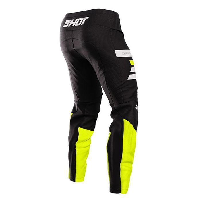 Pantalon moto cross SHOT RACE GEAR Reflex Neon Yellow