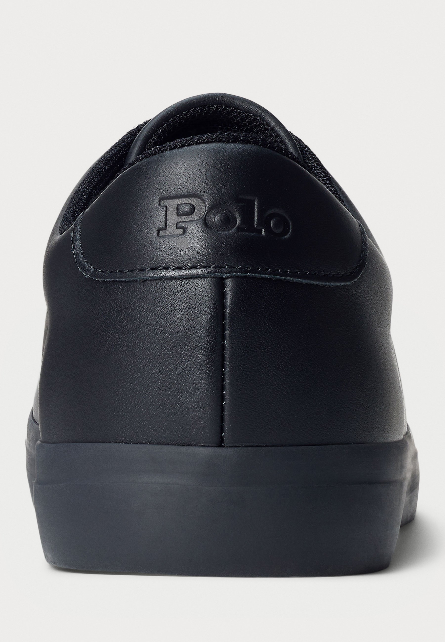 Polo Ralph Lauren LONGWOOD LEATHER TRAINER - Sneakers - zwart