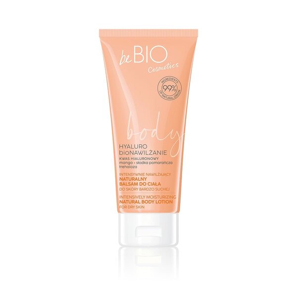 beBIO HYALURO Intensivt fuktighetsgivende kroppslotion 200ml