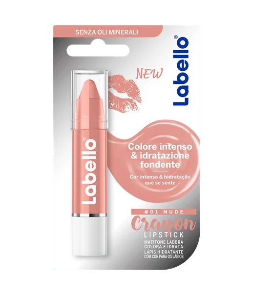 LABELLO Labello Crayon Nude 3 g Hydrateert en kleurt