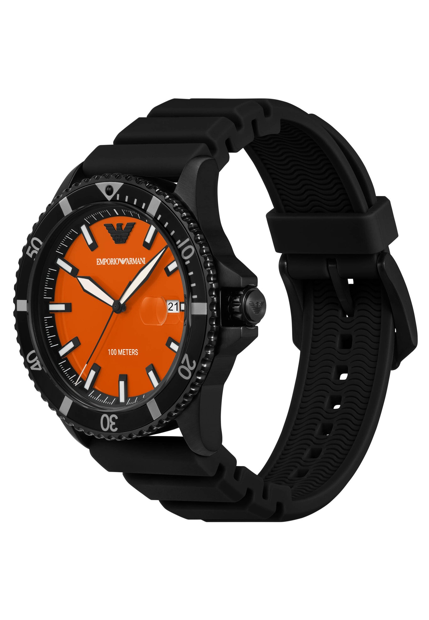 Emporio Armani WORLD EXPLORER - Uhr - schwarz